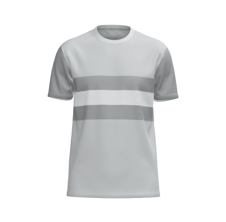3D men's short sleeve t-shirt mockup for custom dart shirt design and apparel customization
