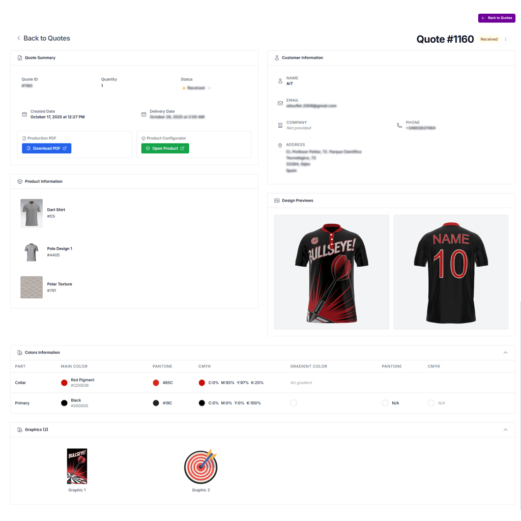 dart shirt generated from konfiwear app