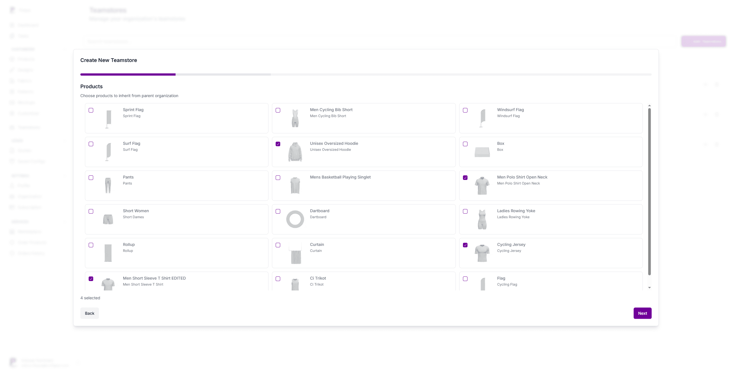 Product Assignment Creation
