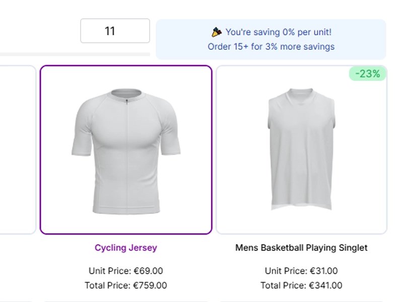 Pricing Display Feature