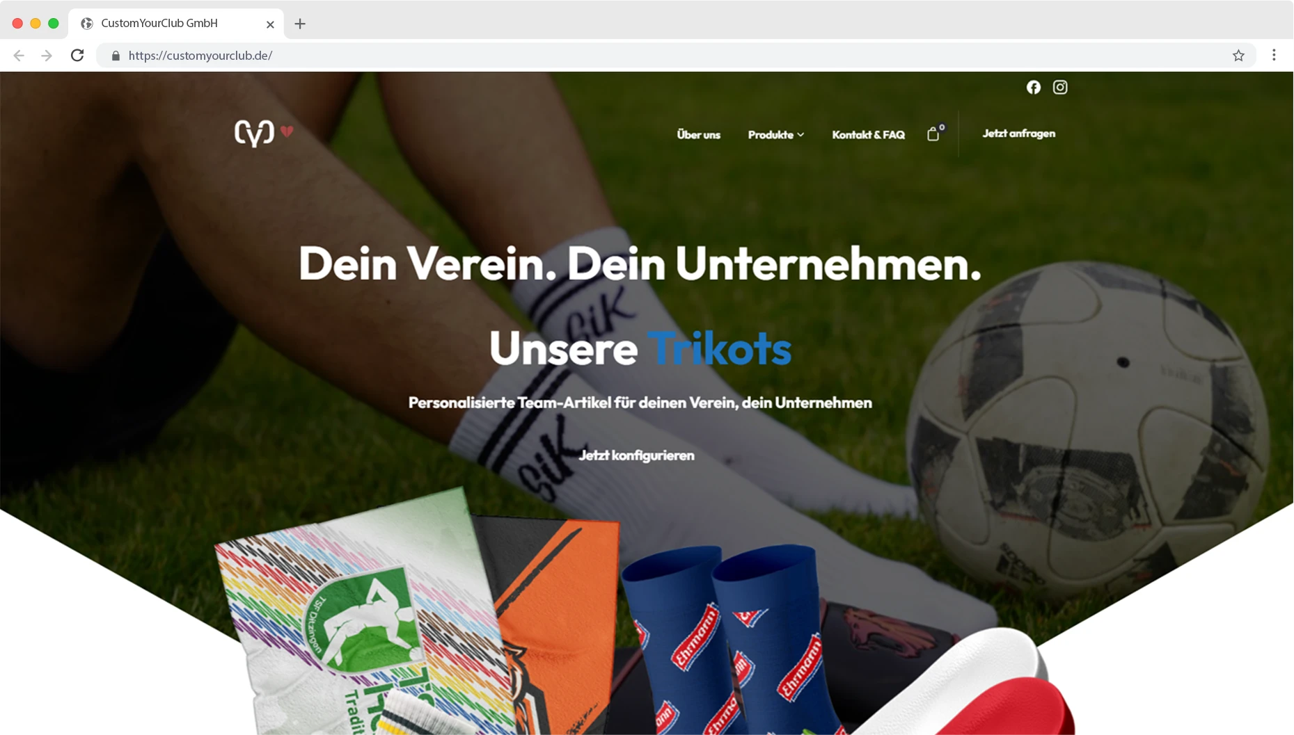 CustomYourClub Brings Club Spirit to Life with Konfiwear hero image