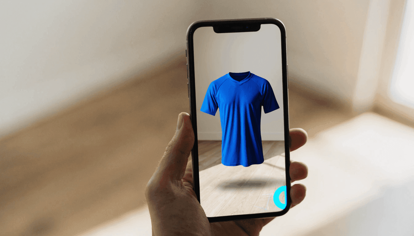 Let customers project the customized product into real space using augmented reality — see it in context before ordering.