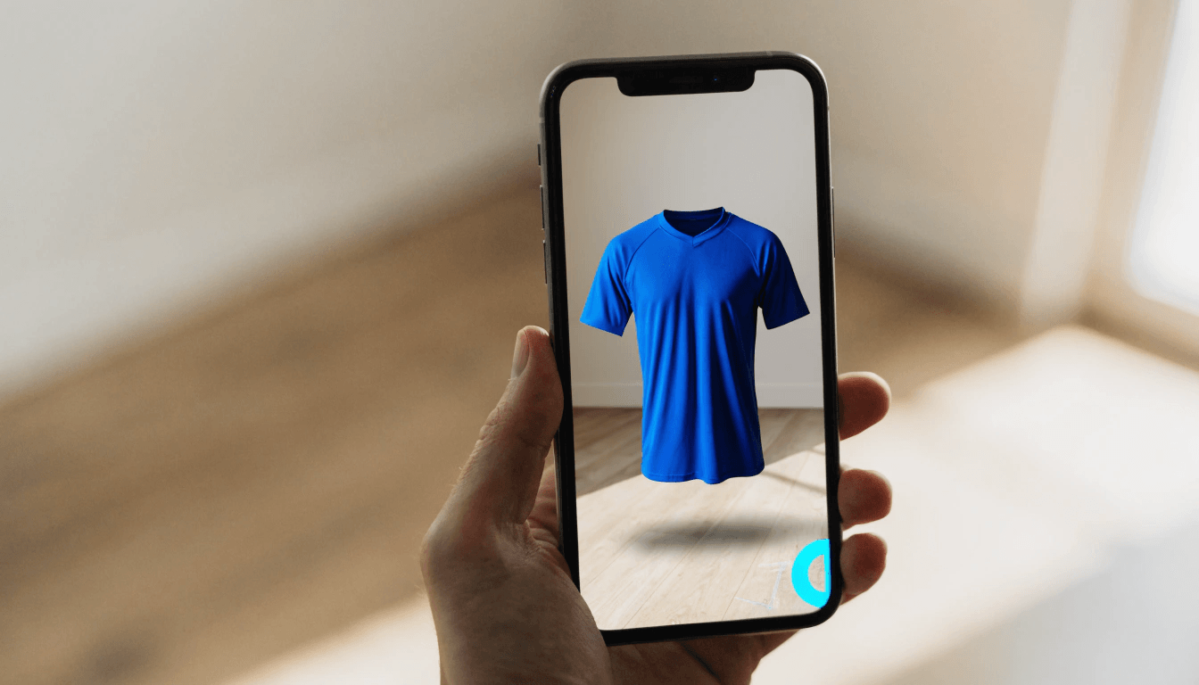 Let customers project the customized product into real space using augmented reality — see it in context before ordering.