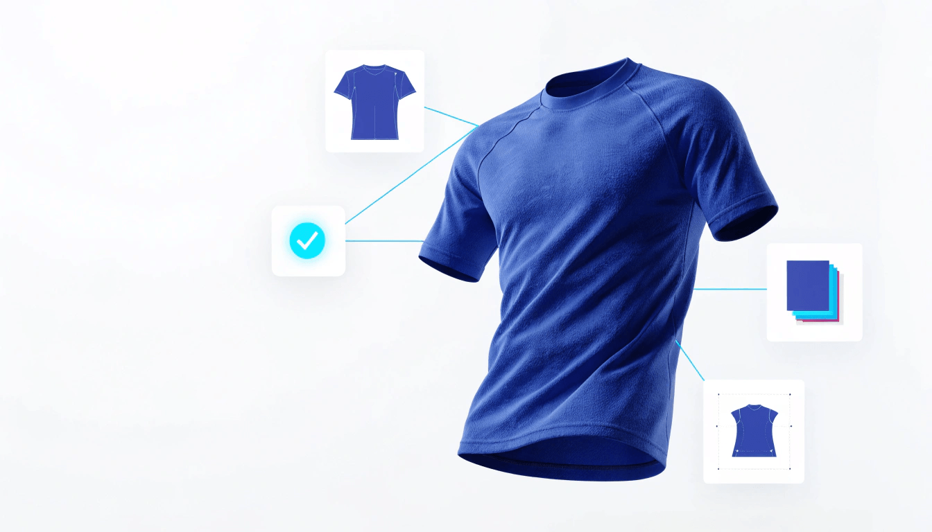 Automatically generate production files — print patterns, color separations, and artwork placements — ready for sublimation, DTG, or screen printing.