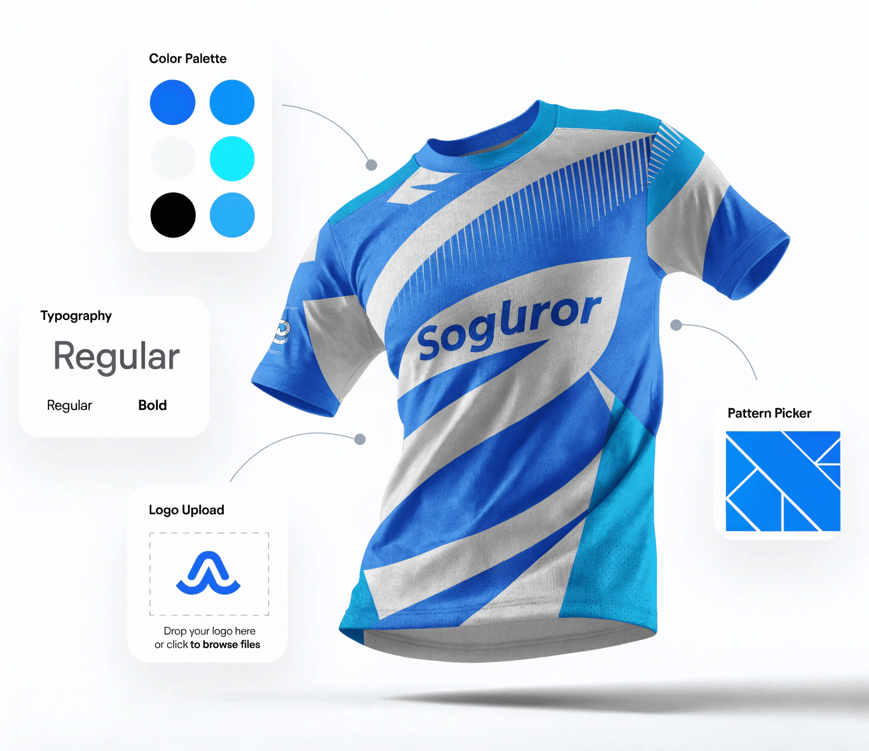 3D-configurator voor sportkleding — clubs ontwerpen in realtime hun eigen shirts en tenues