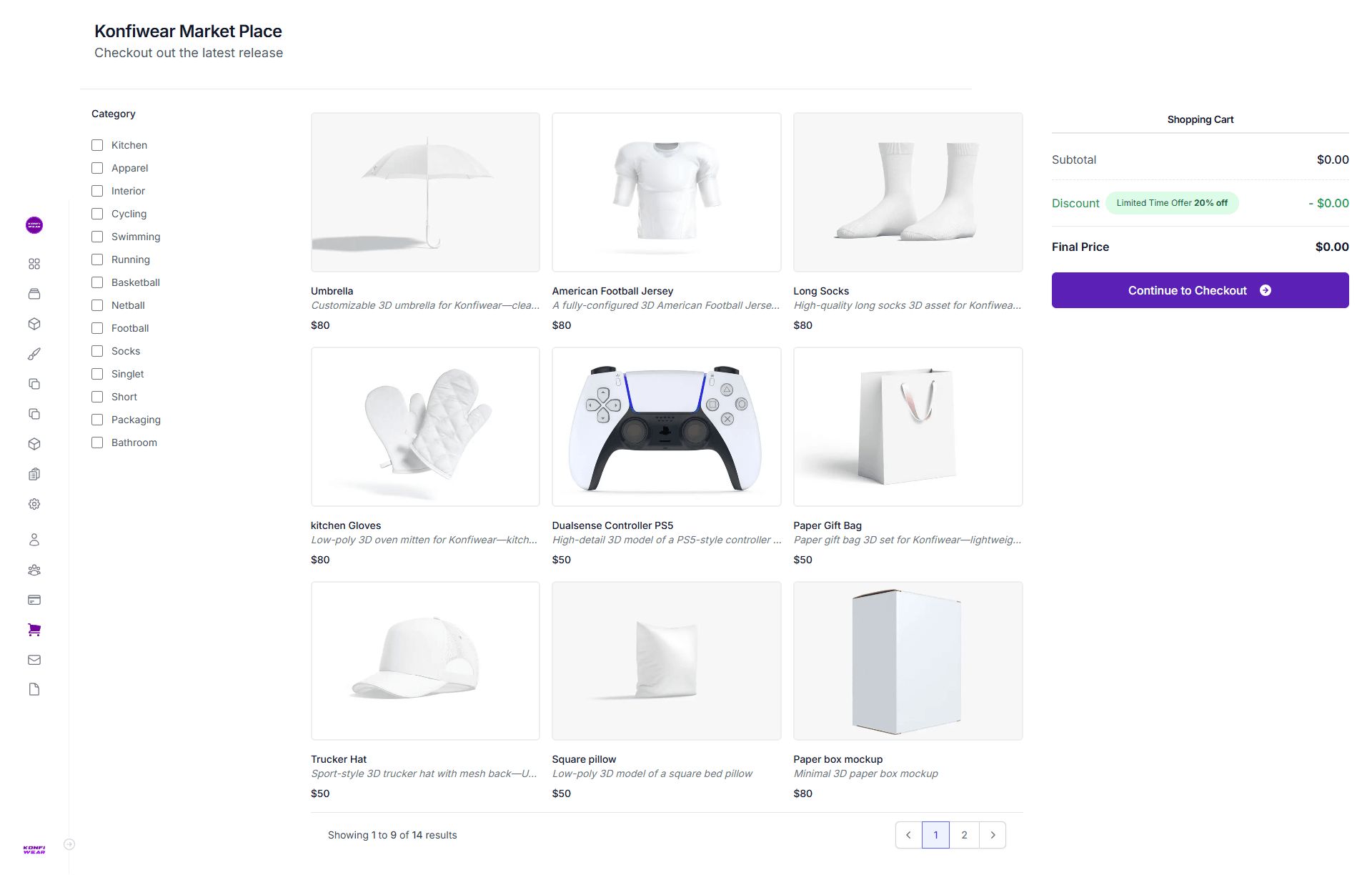 Konfiwear Marketplace